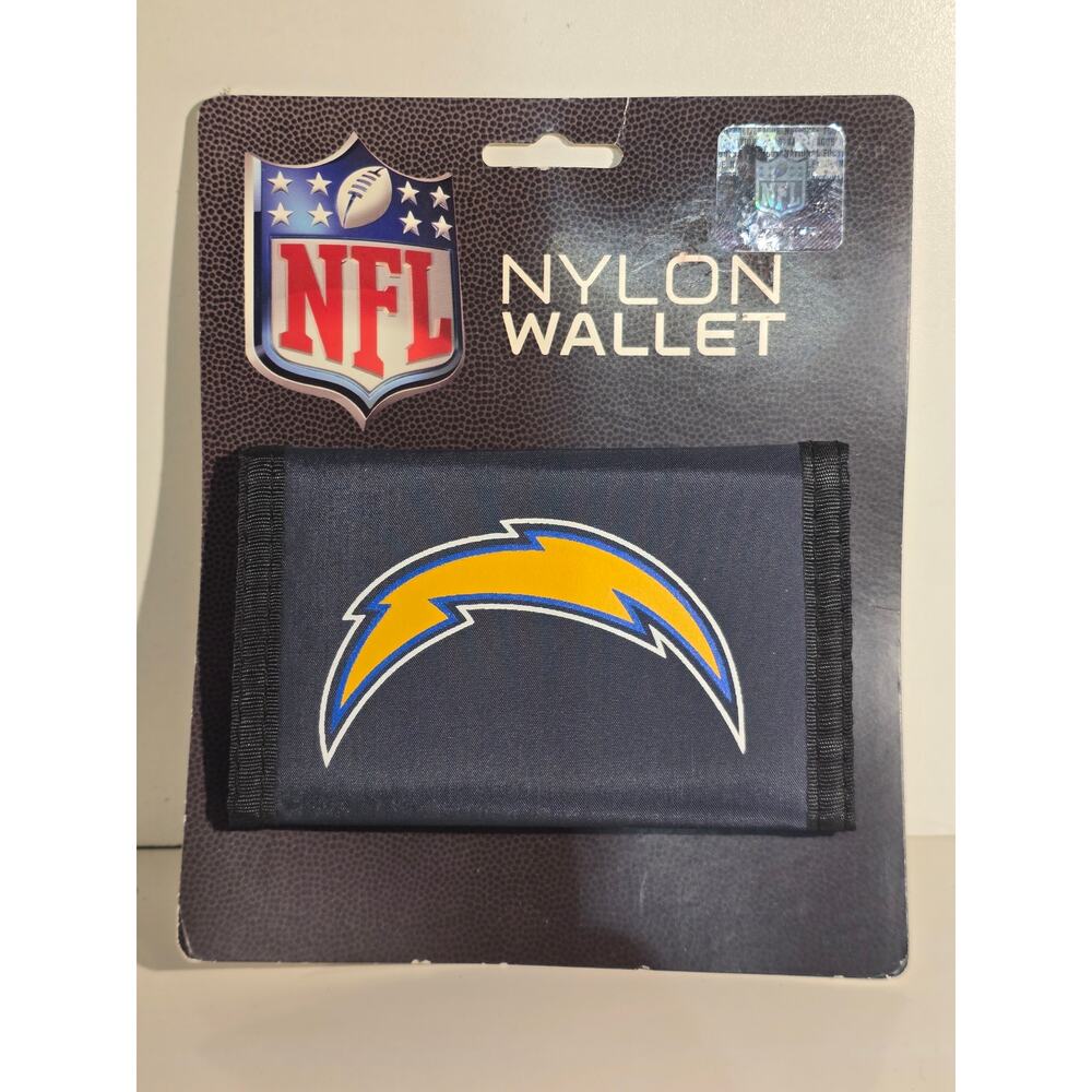 Los Angeles Chargers Nylon Wallet NFL Licensed Rico Industries NWT